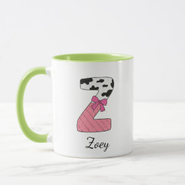 Benutzerdefinierter Anfangsbuchstabe Name Tasse |