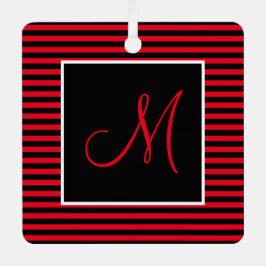 Benutzerdefinierter Anfangsbuchstabe Rot und Schwa Ornament Aus Metall
