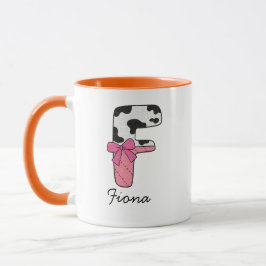 Benutzerdefinierter Anfangsbuchstabe Tasse | Pink