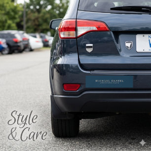 Benutzerdefinierter Arbeitsplatz-Titel & Name Auto Autoaufkleber