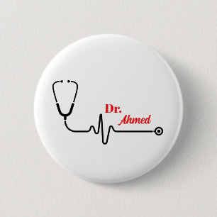 Benutzerdefinierter Arzt-Stethoskop-Button-Ansteck Button