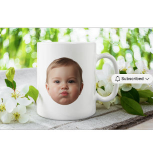 Benutzerdefinierter Baby- & Familienfoto-Gesichtsm Tasse