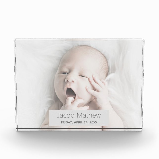 Benutzerdefinierter Baby-Foto-Speicherblock Fotoblock (Vorderseite)