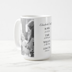 Benutzerdefinierter Baby-Informationsbecher Kaffeetasse