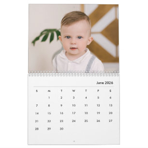 Benutzerdefinierter Babyjunge- und Familien-14-Fot Kalender