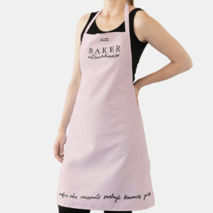 Benutzerdefinierter Bäcker Extraordinaire Rosa Gro Schürze