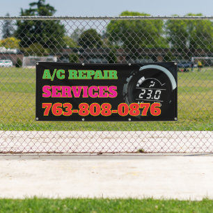 Benutzerdefinierter Banner für A/C-Reparaturdienst