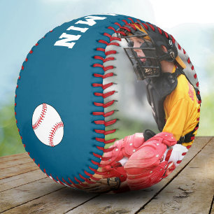 Benutzerdefinierter Baseball mit Name, Nummer, Fot