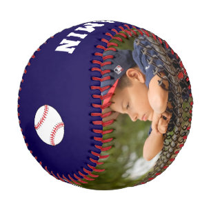 Benutzerdefinierter Baseball mit Name Nummer Foto