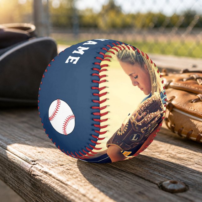 Benutzerdefinierter Baseball mit Teamname, Nummer, (Von Creator hochgeladen)