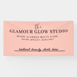 Benutzerdefinierter Beauty-Salon mit Tag-Line-Bann Banner