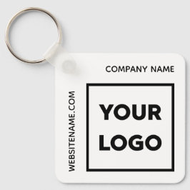 Benutzerdefinierter Bereich für Logos und Text Schlüsselanhänger