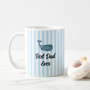 Benutzerdefinierter Beste-Daddy-Strand-Wal-Nautik- Kaffeetasse
