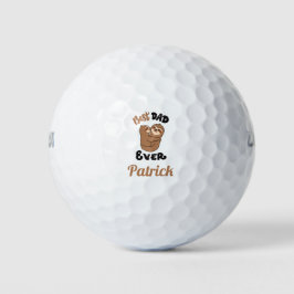 Benutzerdefinierter bester Vater je Niedlicher Fau Golfball