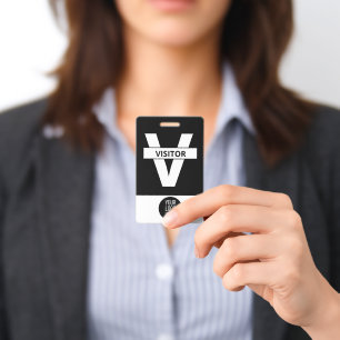 Benutzerdefinierter Besucher - Foto-Pass - Name-ID Ausweis