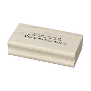 Benutzerdefinierter Bibliotheksbuchstempel Gummistempel