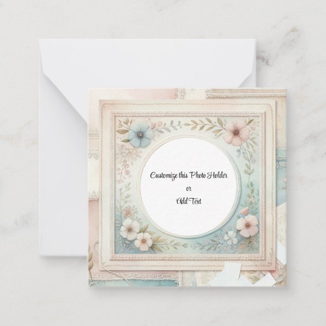 Benutzerdefinierter Bildhalter Mitteilungskarte (Vorderseite)