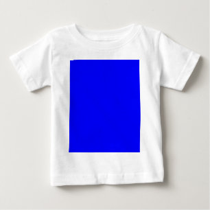 Benutzerdefinierter blaufarbiger Designer Baby T-shirt