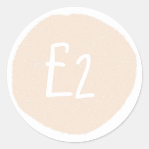 Benutzerdefinierter Blush-Sonderpreis-Etikett-Rund Runder Aufkleber