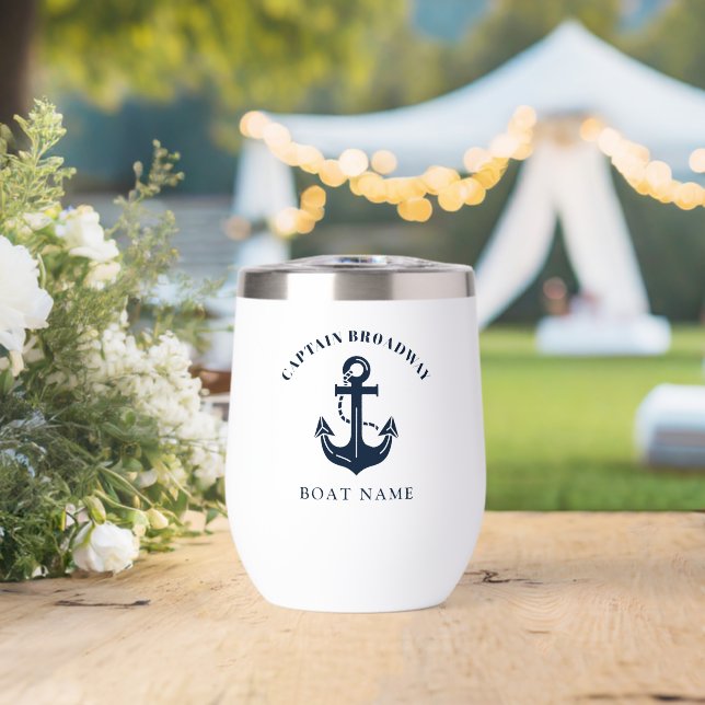 Benutzerdefinierter Bootsname & Kapitänausrüstung  (Hochzeit (gedreht))