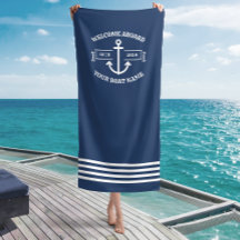 Benutzerdefinierter Bootsname Willkommen an Bord N