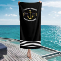 Benutzerdefinierter Bootsname Willkommen an Bord S