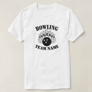 Benutzerdefinierter Bowling Team T - Shirt