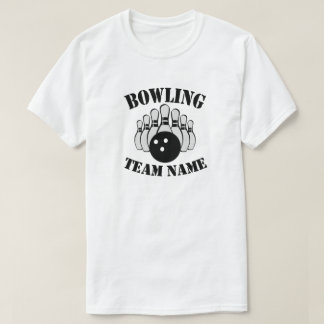 Benutzerdefinierter Bowling Team T - Shirt