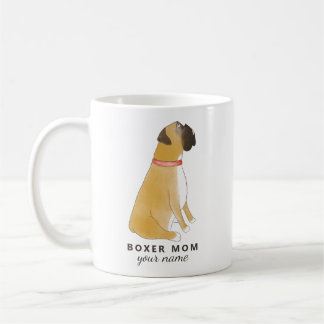 Benutzerdefinierter Boxer-Mom-Tasse, personalisier Kaffeetasse