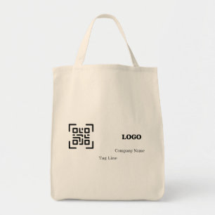 Benutzerdefinierter Business-Logo-QR-Code Werbeart Tragetasche