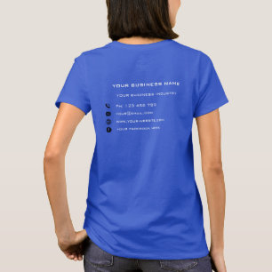 Benutzerdefinierter Business-T - Shirt mit Ihrer N