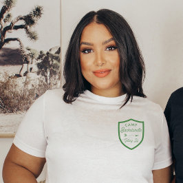 Benutzerdefinierter Camp-Junggeselinnen-Abschied - T-Shirt