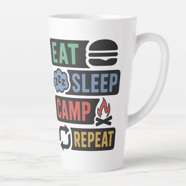 Benutzerdefinierter Camping-Name Milchtasse (Rechts)