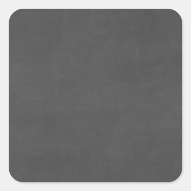 Benutzerdefinierter Chalkboard-Hintergrund Quadratischer Aufkleber (Vorderseite)