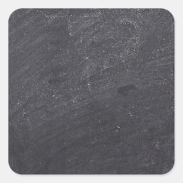Benutzerdefinierter Chalkboard-Hintergrund Quadratischer Aufkleber