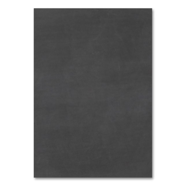 Benutzerdefinierter Chalkboard-Hintergrund Tischnummer (Rückseite)