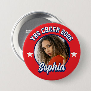 Benutzerdefinierter Cheerleader-Brag-Button, Cheer Button