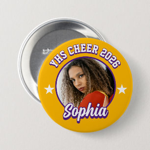 Benutzerdefinierter Cheerleader-Brag-Button, Cheer Button