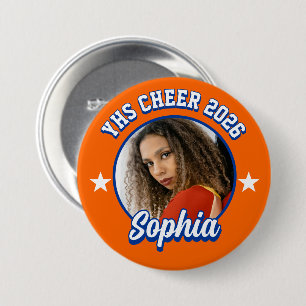 Benutzerdefinierter Cheerleader-Brag-Button, Cheer Button