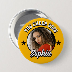 Benutzerdefinierter Cheerleader-Brag-Button, Cheer Button