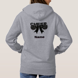 Benutzerdefinierter Cheerleader-Name-Bogen Hoodie