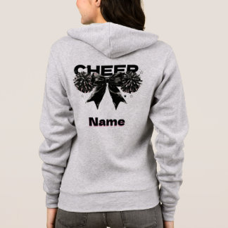 Benutzerdefinierter Cheerleader-Name-Bogen Hoodie