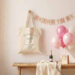 Benutzerdefinierter Cocktail-Social-Club für Jungg Tragetasche