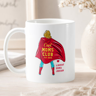 Benutzerdefinierter "Cool Mom's Club"-Becher mit b Kaffeetasse
