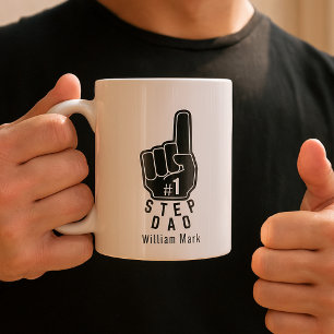 Benutzerdefinierter Coolster Vater mit der Nummer  Kaffeetasse