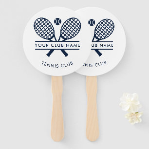 Benutzerdefinierter Country Club Name Tennis Team Fächer