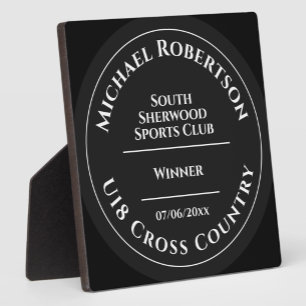 Benutzerdefinierter Cross-Country-Laufclub-Trophy Fotoplatte