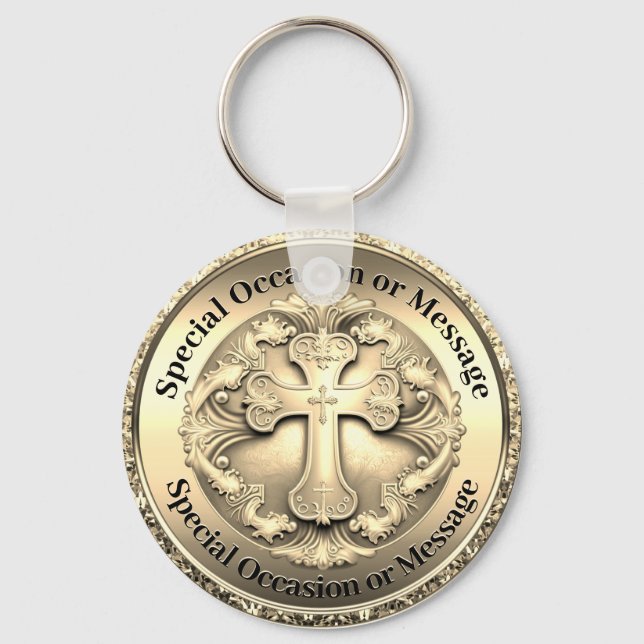 Benutzerdefinierter Crossing-Schlüsselanhänger Schlüsselanhänger (Vorderseite)