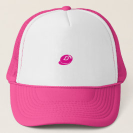 Benutzerdefinierter "D" Text Trucker Hat - Hot Pin Truckerkappe