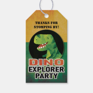 Benutzerdefinierter Dino-Explorer-Dinosaurier-Gebu Geschenkanhänger